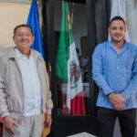 En reunión de trabajo con Luis Alberto Michel Rodríguez, presidente municipal de Puerto Vallarta, Jalisco