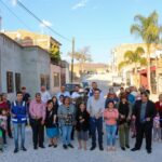 ✅🚧 El Gobierno de Calvillo a través de la Secretaría de Obras Públicas hizo la entrega de obra de la calle Las Palmas en la comunidad de #LosArcos.