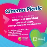 ¡Celebra el Día del Amor y la Amistad con un Cinema al Aire Libre!