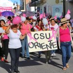 En Calvillo, caminata con motivo del Día Internacional de la Lucha Contra el Cáncer de Mama