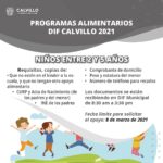 ☑️ Programas Alimentarios DIF 2021 🧒👧🏻 Niños entre 2 y 5 años